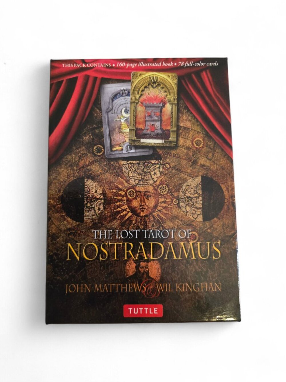 Lost Tarot of Nostradamus Complete Deck & Guide Book Sealed Cards Tuttle